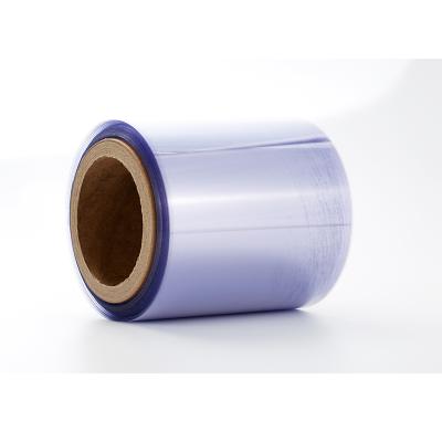 China Hot Selling Moisture Proof PVC Clear Hard Plastic Film Roll Blister PVC Wrapping Film for sale