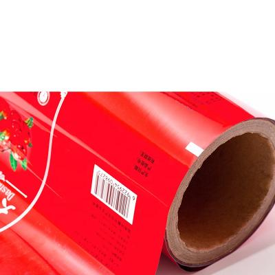 China Food grade plastic packaging pe pet moisture proof film roll packaging printed packaging film roll for sale