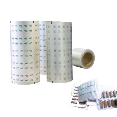 China Factory Price PTP Pharmaceutical Foil Pack Blister Laminated Paper Pharmaceutical Pills Packing Aluminum Foil for sale