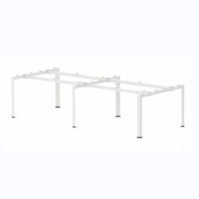 China Modern Customized Furniture Office Metal Table Frame 4 Person Workstation Leg Metal Desk Table Leg for sale