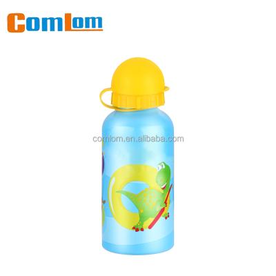 China CL1C-GC1-C Comlom 400ml Viable Aluminum Water Bottle Wide Mouth With Flip Straw Cylinder-Shaped Water Bottle for sale