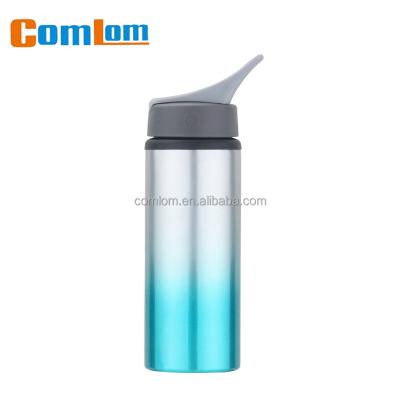 China Cylinder Shaped 750ml Viable Aluminum Water Bottle Large Mouth Screw Cap CL1C-G168 for sale