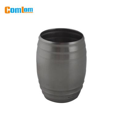 China Viable CL1C-M86 Comlom 2oz Stainless Steel Barrel Shot Glass Wine Drinks Glass Cup for sale