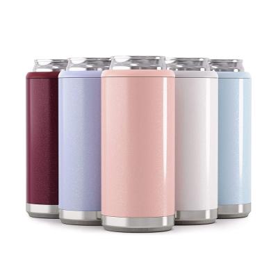 China CL1C-E375-S ComLom Sustainable Lean Stainless Steel Insulator Sleeve Vacuum Insulated Can Cooler For Lean Beer for sale