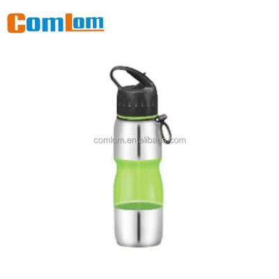 China Hot Selling Singal Wall CL1C-GW19 Comlom 500ml Bpa Free Colorful Sports Plastic Bottle With Straw for sale