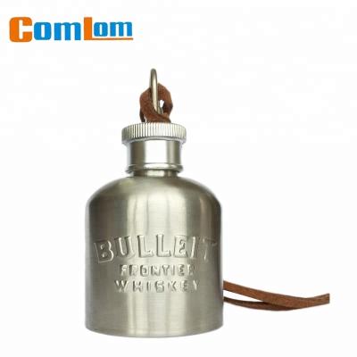 China CL1C-HN-13 Comlom 1oz Mini Creative Bell Whiskey Hip Stainless Steel Eco Flask for sale