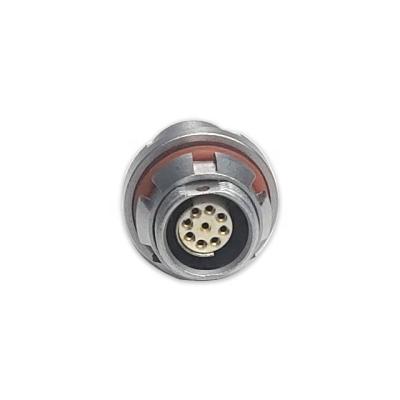 China Self-locking Circular Connector Automotive Circular Cable Metal Shell 4 5 Pin Push Pull Connector for sale