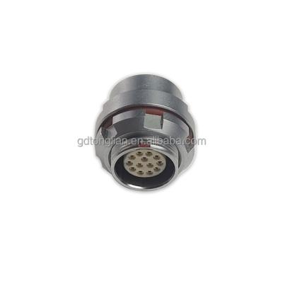 China Microwave Terminal Block 13 Pin Series Waterproof Connector IP68 Waterproof Female Circular Push Pull Connectors for sale