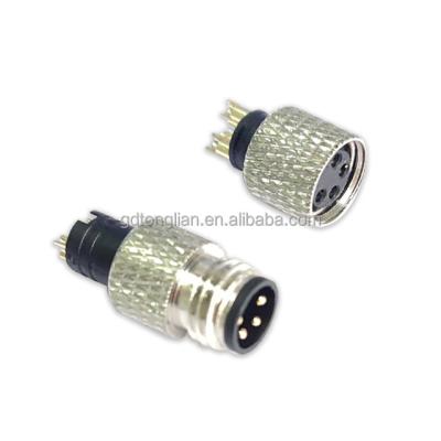 China Factory IP68 M8 4pin Chinese Waterproof Aviation Automotive Plug Sensor Air Navigation M8 4 Cores Circular Connector for sale