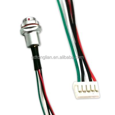 China Industry Autotomation 0F 305 CLL Plug Self Locking FGG/EGG 0B 1B Push Pull Connector With Molex 1.25mm Connector Cable Assembly for sale