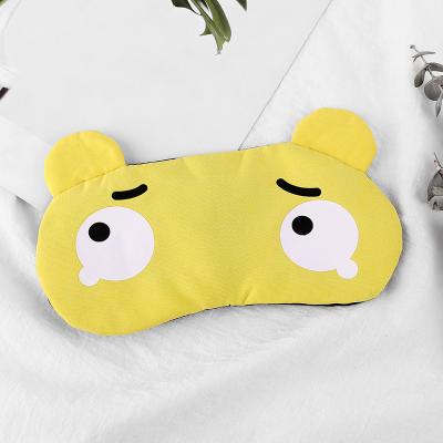 China 2021 new cartoon sleeping eye mask animal expression korean version eye mask nourishing creative custom wholesale for sale