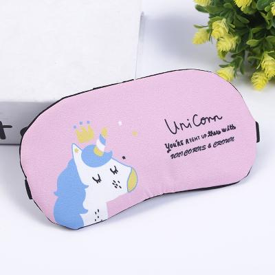 China Cold And Warm Korean Cartoon Flamingo Eye Sleep Shading Mask Cute Nourishing Eye Mask Eye Ice Aid Sleep Mask for sale