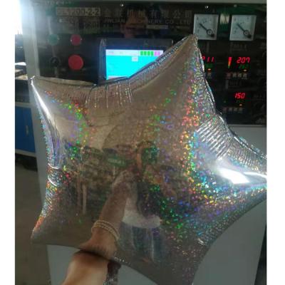 China 2020 Factory New Arrival Automatic Machinery To Make Heart Shape Mylar Foil Balloon Etc. 18inch round star cap with small& even flat edge for sale