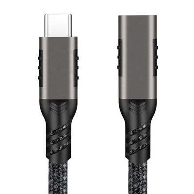 Κίνα MP3/MP4 Player Gen2 High Speed ​​USB3.2 Braided Extension Cable 10Gbps USB C C Male To Female Video Extension Cable 4K 60Hz Supplement Cord προς πώληση