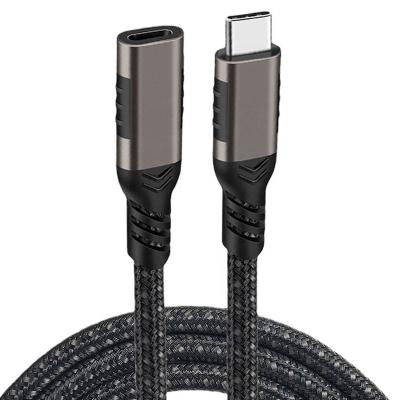 Cina MP3/MP4 Player USB3.2 USB C Extension Cable 10Gbps PD100W Cable Male To Female Type C Extra Cord Thunderbolt 3 For Nintendo Switch MacBook in vendita