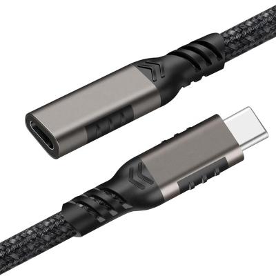 Κίνα MP3/MP4 Player Extension Cable 0.2M/0.5M/1M/2M/3M Type C Supplemental USB C Male To USB3.2 Gen2 10Gbps 100W PD Female Cable Compatible With MacBook προς πώληση