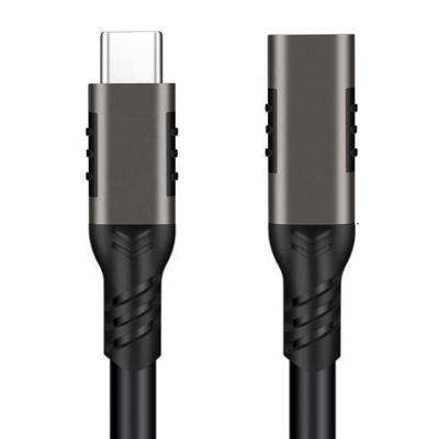 Κίνα MP3/MP4 Player 0.2M/0.5M/1M/2M/3M USB 3.2 Gen 2 PD 10Gbps 100W Type C Cable Fast Charger Type C to Female Type Extension Cable OEM Length dec προς πώληση