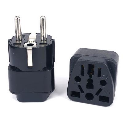 China Residential/Multipurpose Italy Switzerland UK USA Universal AU To German EU Russia AC Power Outlet Schuko Plug Travel Charger Adapter Converter à venda