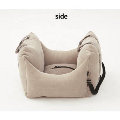 China Removable and Washable Soft Dog Bed Dog Bed Breathable Travel Pet Seat Cover Safety Car Pet Cushion for sale