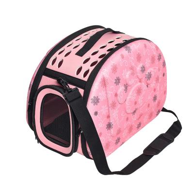 China Factory Outlet Newest Hot Selling Breathable Dog Cat Pets Portable Carriers Bags EVA Nylon Breathable Backpacks Box High Quality SM for sale