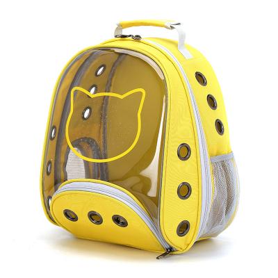 China Space Capsule Designer Pets Dog Travel Cat Travel Cat Transparent Outdoor Breathable Portable Backpack for sale