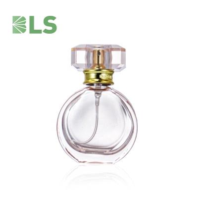 China Small Personal Care Perfume Bottles 30ml Color Glass Cosmetic Custom Bottle for sale