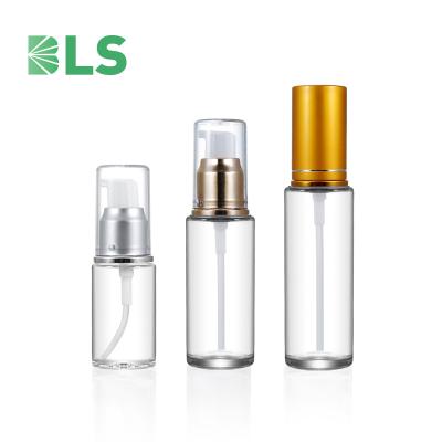 China Personal Care 20ml 30ml 50ml Silver Foundation Bottle 30ml Foundation Cream Bottle Foundation Bottle Manufacturer for sale