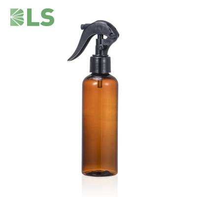 China BEAUTY PACKAGING 200ml Amber PET Spray Bottle Boston Pet Plastic Bottle With Sprayer Trigger for sale