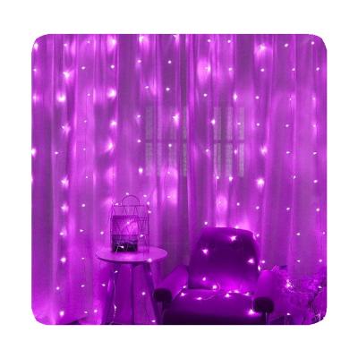 China Outdoor Decoration NEW Luminarias Garland Decoration 3x3 Meter LED Curtain Light Room Decorate Led Wedding Party Light AC110V 220V Battery Operated for sale