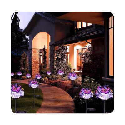 China NEW Wholesale Custom 2024 Outdoor Waterproof Solar Powered Garden Yard Decor IP65 Garden Stake Lights LED Colorful Ball Garden for sale