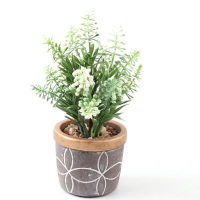 China Environmental Friendly Artificial Potted Fake Mini Plants Indoor Plastic Plants Plants For Home Office Greenery Decoration for sale