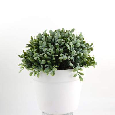 China Touch Natural Mini Plants Faux Plant In Artificial Plastic Pot For Home Office Decor Artificial Bonsai Plant for sale