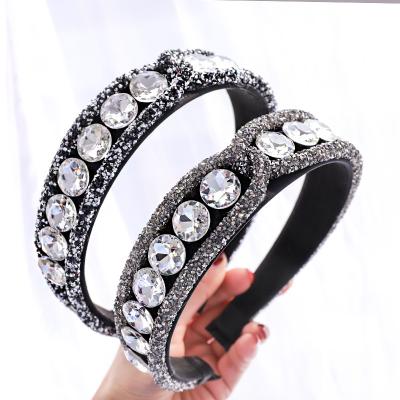 China Adjustable Cloth Diamond Hair Band Hair Decoration Quality Guarantee Fashion Headbands for sale