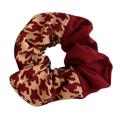 China Comfortable Luxury Hair Ring Scrunchies Cotton Girl Hair Decoration Quality Guarantee Vintage for sale