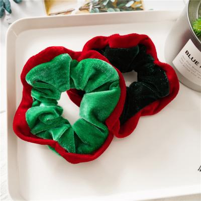 China Factory Direct Christmas Costume Accessories Girl Hair Decoration Cute Velvet Plush Hair Ring for sale