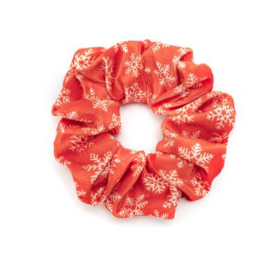 China Hot Selling Trendy Elastic Hair Ring Hair Decoration Christmas Winter Scrunchies for sale