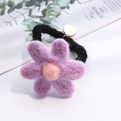 China High Quality Fashion Durable Knit Hair Scrunchie Rack Accessories Wool Hair Ring for sale