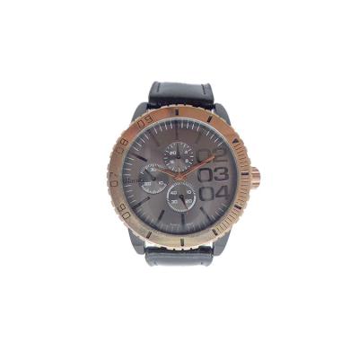 China Hot Selling High Quality Casual Leather Watch Auto Date Fashion Sports Watch Quartz Charm Men's Watch for sale