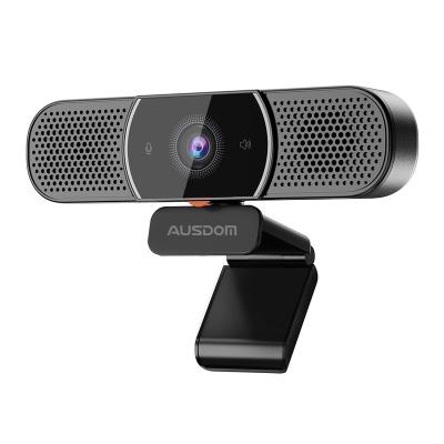 China AUSDOM AW616 3-in-1 VideoBar QHD 2K Webcam with Microphone and Speaker Privacy Cover AW616 Plug and Play for sale