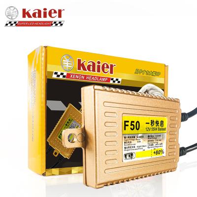 China KAIER Automotive LIGHT HID Slim Ballast Xenon Lamp Ballast Kit Car Headlight 6000K 8000K 35W 55W 100W With Canbus EMC for sale