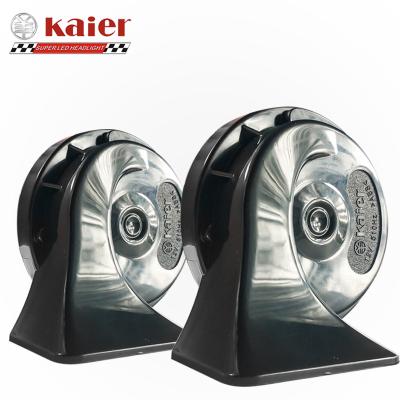 China Universal car horn snail car horn 12v loudest electronic waterproof supertone kaier horn car horn for sale