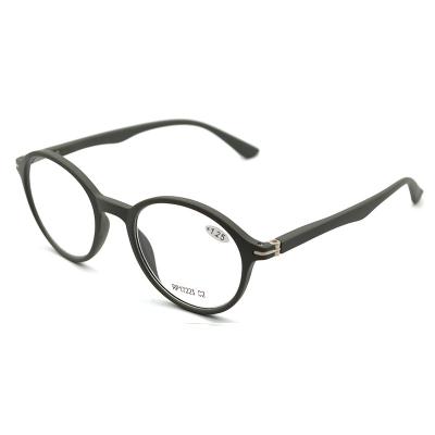 China Bule Round Unisex Anti Optical Sight Full Strength AC Glass Cheap Reading Glasses for sale