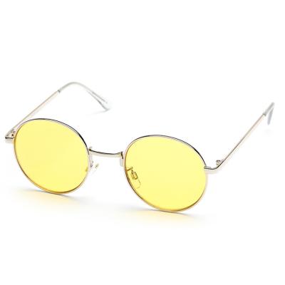 Κίνα 2021 Yellow Sunglasses Vintage Eyewear Wear Sunglasses Fashion Retro Multicolor Outdoor Round Metal Frame προς πώληση