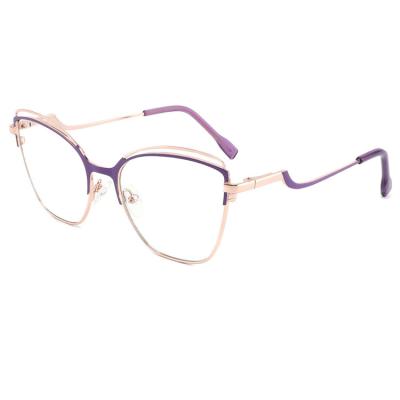 China Metal Optical Frame Glass Designers Optical Eyeglasses Men's Eyeglass Eyeglasses For Female for sale