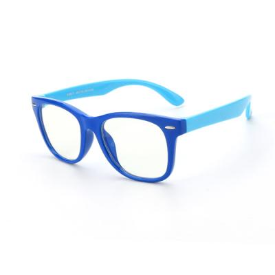 China Children Anti-blue light glasses Promotional Top Quality Silica Gel Optical Multicolor Frames Eyeglass Frame Cheap for sale