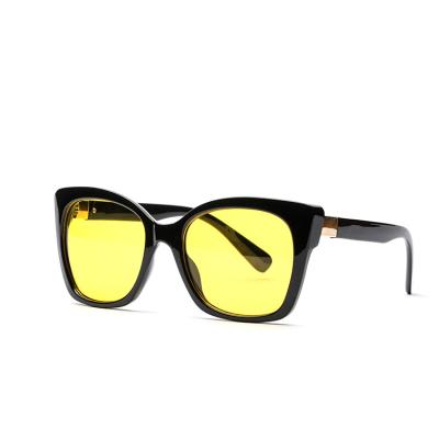 China Night Vision Glasses For Driving Chinese Yellow Factory Cat Eye Sunglasses Casual Style Sunglasses Night Vision Training à venda