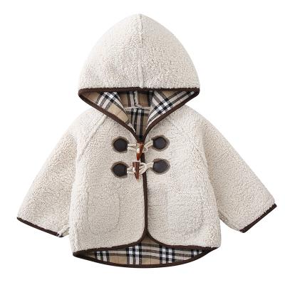 China 2021 Autumn Winter Children Breathable Wholesale Cartoon Reversible Fur Jacket With Hoodie for sale