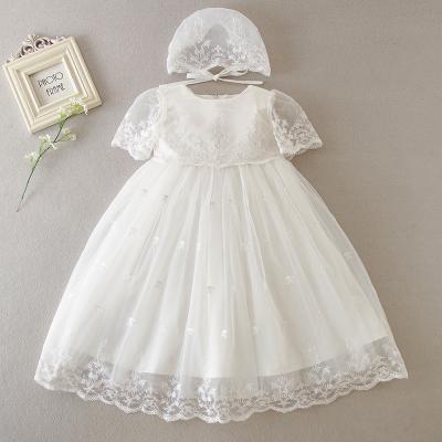 China Wholesale Breathable Boutique Baby Style Solid England Christening Baptism Dresses Baptism Dress With Cowl For Girls for sale