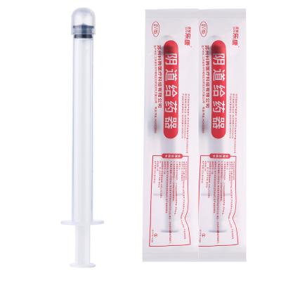 China Women Vaginal Health Care Disposable Medical Plastic Female Vaginal Applicator for Vaginal Cleaning Or Medication for sale