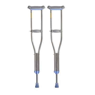 China Durable Lightweight Axillary Crutches Adjustable Aluminum Supports Forearm Elbow Crutches for sale